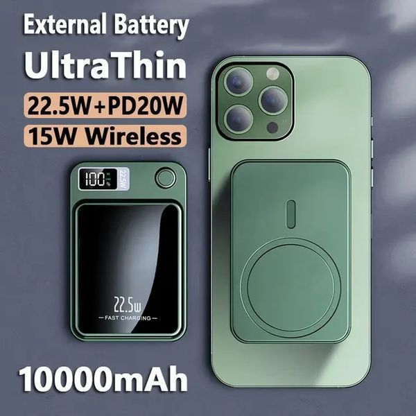 Power bank беспроводной XIYT Y211 / быстрая зарядка / Magsafe / Magnetic / 22.5W + 15W / 10000 mAh 00024694 фото