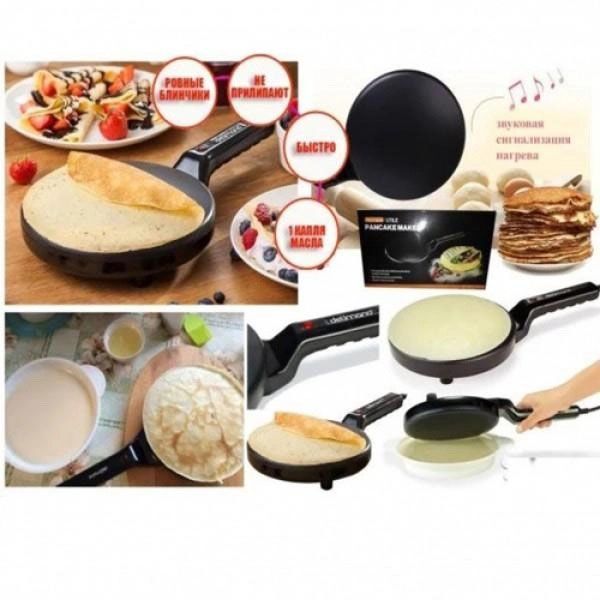 Млинець електричний CREPE MAKER. Колір: чорний 00018941 фото