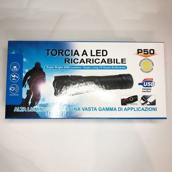 Ліхтар ручний Police X71A-HP50, ЗУ micro USB, 1x18650/3xAAA, zoom, індикація заряду, якісний ліхтарик 00022866 фото
