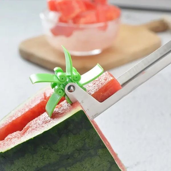 Приспособления для нарезки арбуза и дыни SUNROZ Watermelon Slicer чем-слайсер Зеленый 00024405 фото