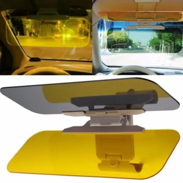 Антибликовый козырек для автомобиля HD Vision Visor Clear View, защита от солнца, фонарей, фар Универсвльный 00017155 фото