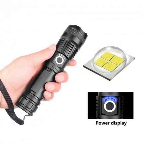 Ліхтар ручний Police X71A-HP50, ЗУ micro USB, 1x18650/3xAAA, zoom, індикація заряду, якісний ліхтарик 00022866 фото