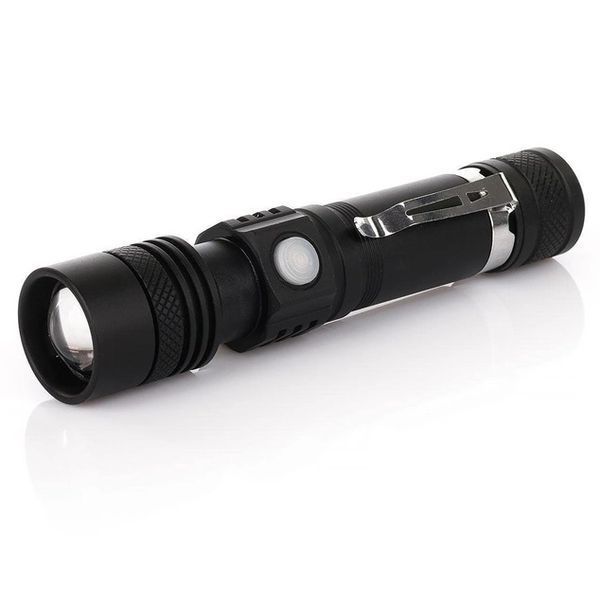 Тактический фонарь Bailong BL-518/8518-T6 3 режима работы zoom з/у microUSB кейс, карманный мини фонарь 00022897 фото