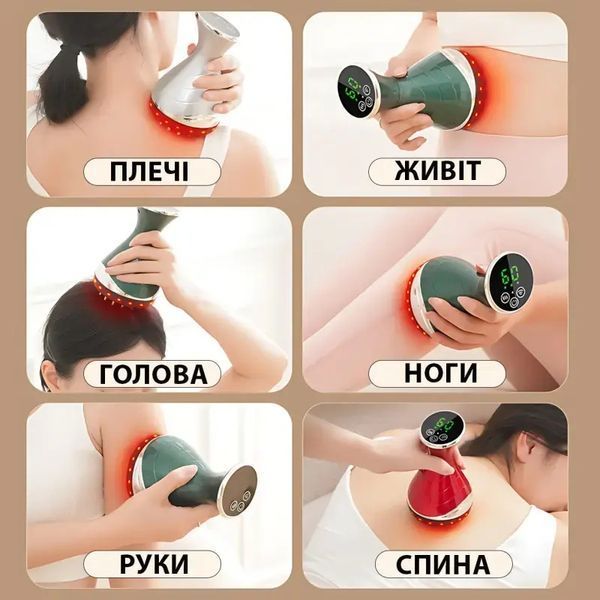 Массажер согревающий Massage instrument LY-812 с электростимуляцией вибромассажем 25 режимов 00014638 фото