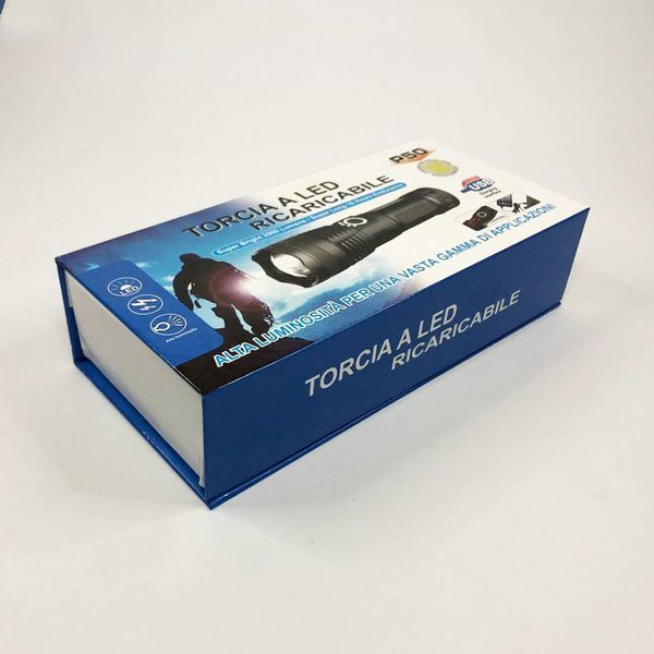 Ліхтар ручний Police X71A-HP50, ЗУ micro USB, 1x18650/3xAAA, zoom, індикація заряду, якісний ліхтарик 00022866 фото