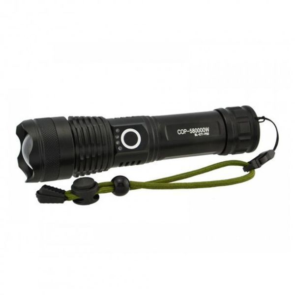 Ліхтар ручний Police X71A-HP50, ЗУ micro USB, 1x18650/3xAAA, zoom, індикація заряду, якісний ліхтарик 00022866 фото