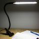 Настольная LED лампа на прищепке, от USB, Berger 1043-TL-10 Black / Светодиодная лампа с гибкой ножкой 00023284 фото 1