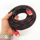 Кабель HDMI - HDMI 10m посилений в обмотці 10м шнур 00017282 фото 6