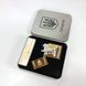 Дугова електроімпульсна запальничка USB Україна (металева коробка) HL-449. Колір: золотий 00023036 фото 3