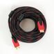 Кабель HDMI - HDMI 10m посилений в обмотці 10м шнур 00017282 фото 5