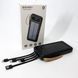 Power Bank Solar Smart 1015 зарядное устройство на солнечной батарее 20000mAh с индикатором заряда Черный 00017650 фото 19
