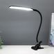 Настольная LED лампа на прищепке, от USB, Berger 1043-TL-10 Black / Светодиодная лампа с гибкой ножкой 00023284 фото 2