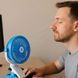 Аккумуляторный мини-вентилятор с прищепкой, USB, LY-582 / Настольный вентилятор / Вентилятор на стол 00018565 фото 2