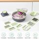 Овощерезка с контейнером Vegetable Cutter 9 в 1 00020584 фото 5