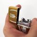 Дугова електроімпульсна запальничка USB Україна (металева коробка) HL-449. Колір: золотий 00023036 фото 15