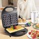 Вафельница Domotec MS-7705 электрическая с антипригарным покрытием 1000 Вт, Электро вафельница 00018640 фото 9