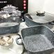 Набор Квадратных казанов UNIQUE UN-5501 20см, 24см, 28см, Набор посуды кастрюли разных объемов 00019835 фото 13