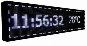 Внутрішній світлодіодний рядок, програмований, 100*20 White (білі LED діоди) внутрішній 00023695 фото