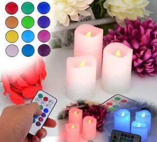 Світлодіодні свічки з пультом керування Luma Candles Люма Кендлес (electronic candle) 00022500 фото