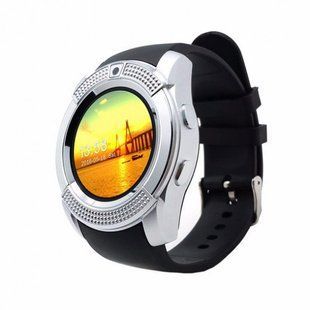 Умные смарт-часы Smart Watch V8. Цвет: серебро 00022399 фото