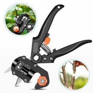 Професійний щеплений секатор Grafting Tool з 3 ножами для обрізання та щеплення дерев 00013145 фото