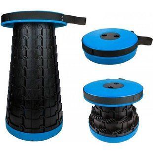 Розкладний стілець, складний табурет Retractable Stool. Колір: синій 00013306 фото