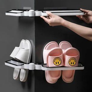Универсальная полочка для обуви и полотенец SHOE HOLDER, 1шт / Держатель для полотенец 00012785 фото