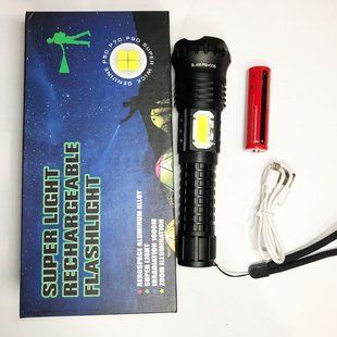 Тактический фонарь Police BL-A95-P50+COB 2 режима, Сверхмощный фонарик, Фонарик светодиодный для туриста 00022867 фото