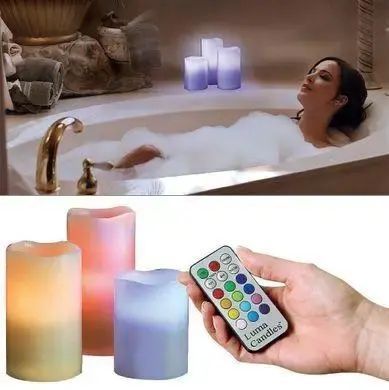 Світлодіодні свічки з пультом керування Luma Candles Люма Кендлес (electronic candle) 00022500 фото