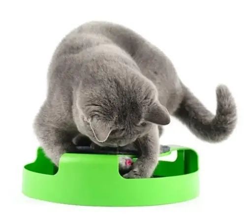 Интерактивная игрушка для котов с когтеточкой catch the mouse 00022003 фото