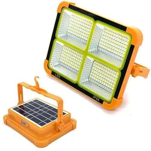 Портативная солнечная батарея универсальная для заряда Power bank Solar LED light D8 12000 mAH 00023100 фото