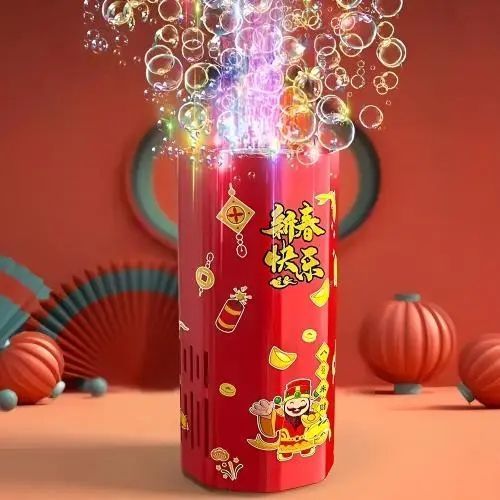 Автоматичний генератор мильних бульбашок феєрверк Bubble machine 00015875 фото
