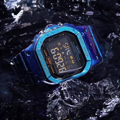 Смарт-часы наручные мужские SKMEI 1629GTPL, Часы наручные электронные тактические, Противоударные часы 00022103 фото