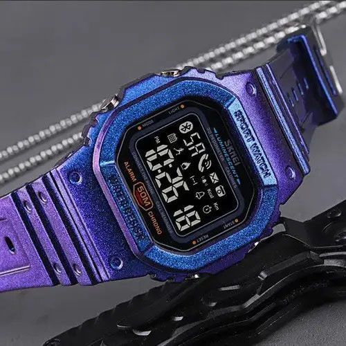 Смарт-часы наручные мужские SKMEI 1629GTPL, Часы наручные электронные тактические, Противоударные часы 00022103 фото