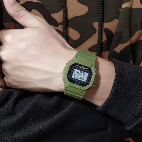 Часы наручные мужские SKMEI 1628AGWT, армейские часы противоударные, наручные часы для военных 00022471 фото