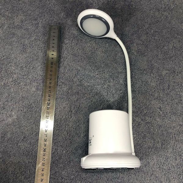 Настольная лампа аккумуляторная на гибкой ножке с органайзером Tedlux TL-1006, usb светильник гибкий 00023481 фото