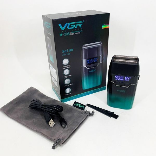 Електробритва VGR V-308 GREEN шейвер 00015242 фото