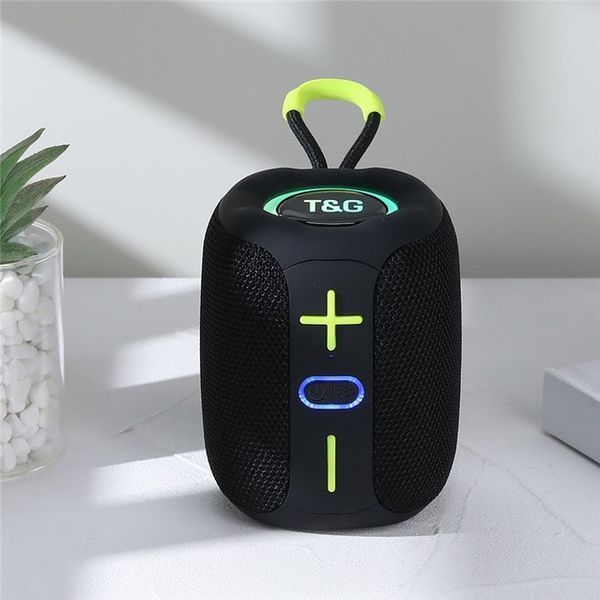 Портативная Bluetooth колонка TG658 8W с RGB подсветкой, Беспроводная колонка мощная. Цвет: черный 00017245 фото