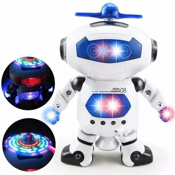 Танцюючий робот, що світиться Dancing Robot | дитяча іграшка музичний робот! Топ Продажів 00016426 фото