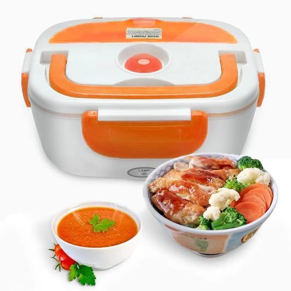 Ланчбокс с подогревом еды 220V, Electric lunch box, ланч-бокс от сети 00019522 фото