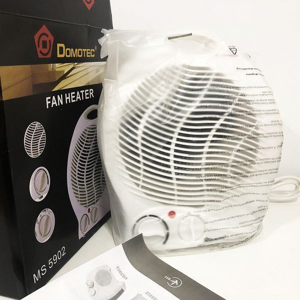 Обігрівач тепловентилятор (дуйка) Domotec MS-5901, Вітродуйка обігрівач, Електрична дуйка, 2 кВт 00013694 фото