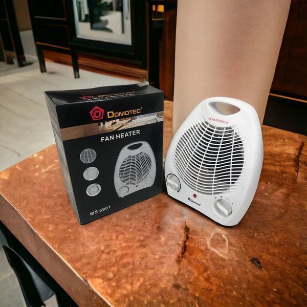 Обігрівач тепловентилятор (дуйка) Domotec MS-5901, Вітродуйка обігрівач, Електрична дуйка, 2 кВт 00013694 фото