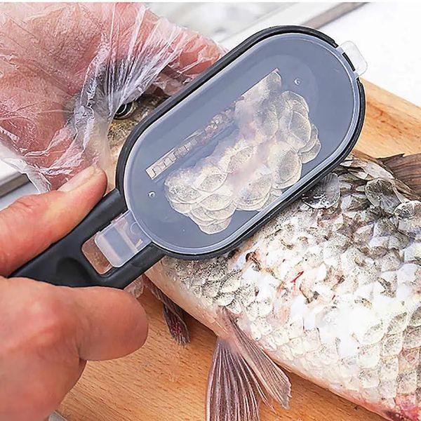 Рыбочистка Нож скребок для чистки рыбы Fish Scales Wiper Cleaning 00019368 фото
