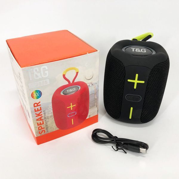 Портативная Bluetooth колонка TG658 8W с RGB подсветкой, Беспроводная колонка мощная. Цвет: черный 00017245 фото