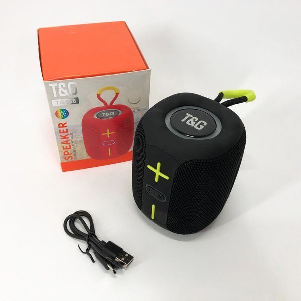 Портативная Bluetooth колонка TG658 8W с RGB подсветкой, Беспроводная колонка мощная. Цвет: черный 00017245 фото