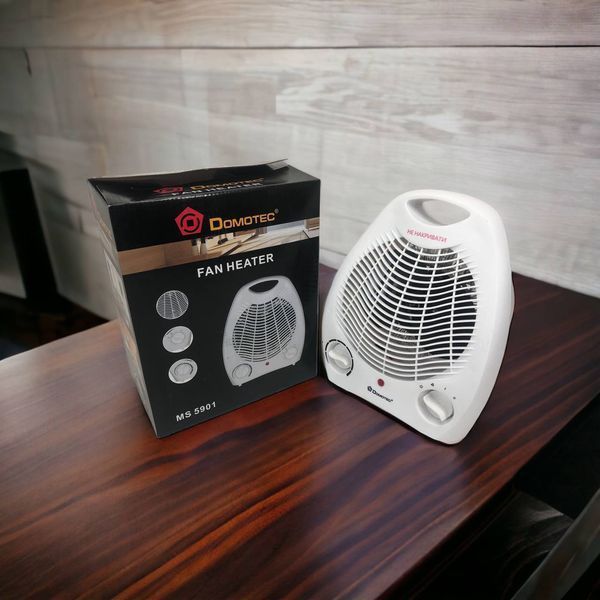 Обігрівач тепловентилятор (дуйка) Domotec MS-5901, Вітродуйка обігрівач, Електрична дуйка, 2 кВт 00013694 фото