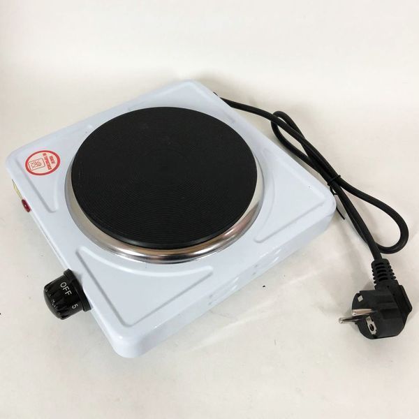 Настільна плита електрична Sea Breeze SB-060, потужна настільна електроплита. Колір: білий 00018899 фото