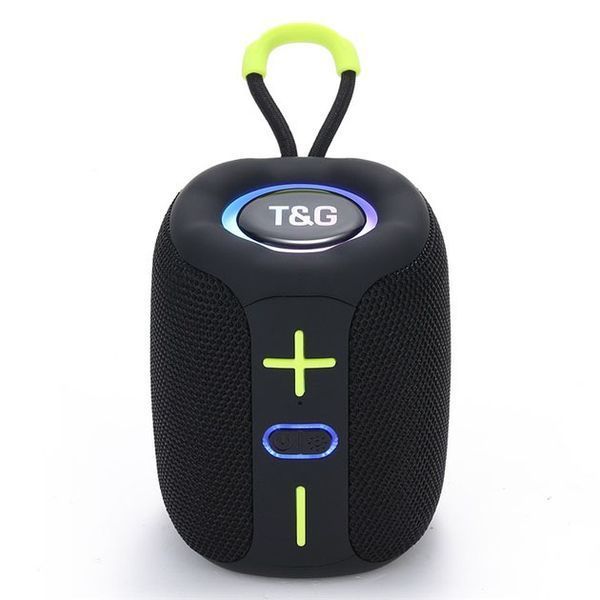 Портативная Bluetooth колонка TG658 8W с RGB подсветкой, Беспроводная колонка мощная. Цвет: черный 00017245 фото