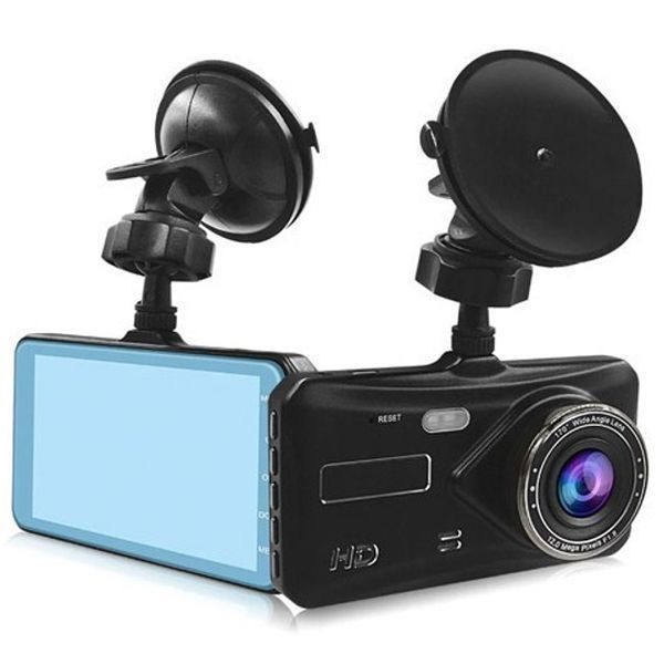 Автомобильный видеорегистратор с двумя камерами T672, LCD 4",1080P Full HD, с поддержкой ночного видения 00017079 фото