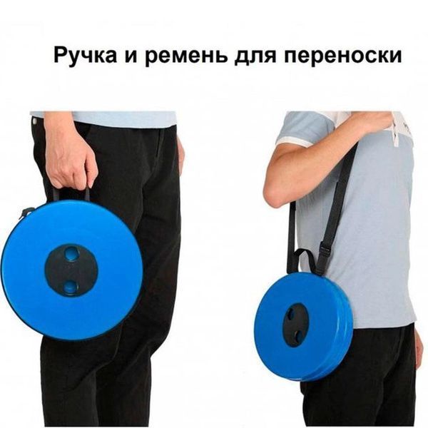 Розкладний стілець, складний табурет Retractable Stool. Колір: синій 00013306 фото